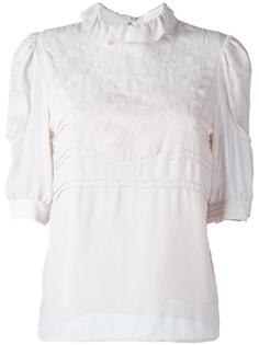 блузка с цветочной вышивкой See By Chloé