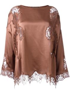 юбка с кружевной отделкой Alberta Ferretti