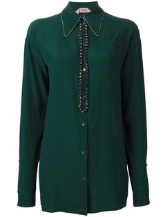 embellished front shirt Nº21