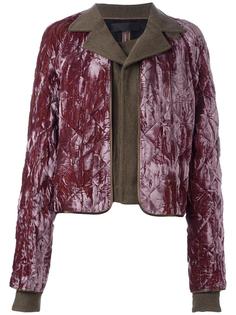 quilted overlay cropped jacket Haider Ackermann