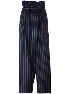 belted loose-fit striped trousers Enföld
