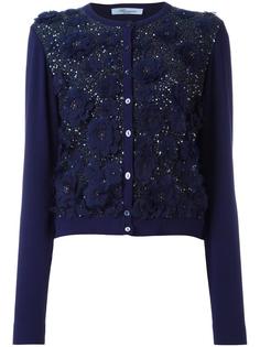 кардиган с цветочной аппликацией Blumarine