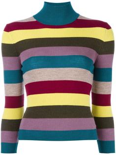 turtleneck striped knitted top Antonio Marras