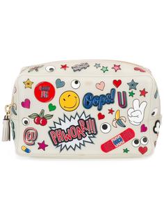 multi print clutch  Anya Hindmarch