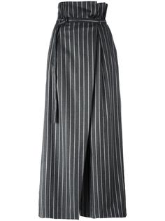 belted loose-fit striped trousers Enföld