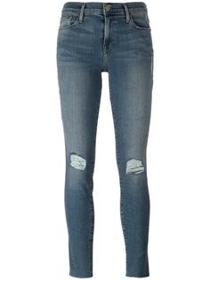 ripped knees skinny jeans Frame Denim