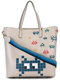 'Space Invaders' tote  Anya Hindmarch