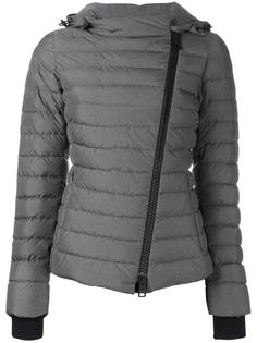 asymmetric zipper puffer jacket Herno