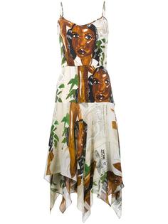 Diana print slip dress Tata Naka