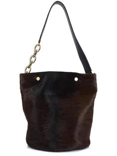calf hair bucket tote Marni