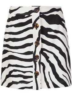 zebra print skirt Adam Lippes