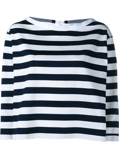 топ в полоску с длинными рукавами Moncler