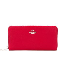 кошелек с круговой застежкой-молнией Coach