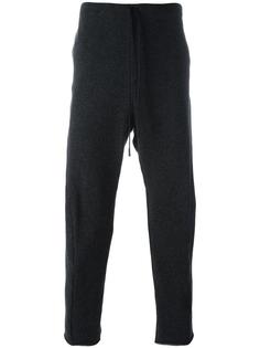 slouchy curved track pants Forme D'expression