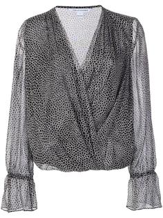 patterned v-neck blouse Diane Von Furstenberg
