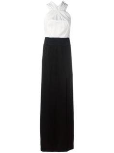 monochrome evening gown Galvan