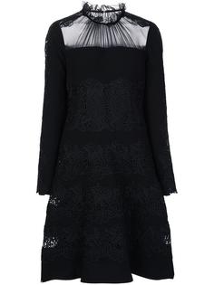sheer panel dress Elie Tahari
