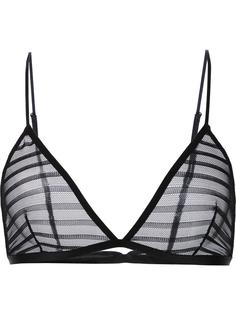 striped mesh bra  Anine Bing