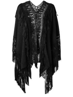 fringed loose-fit cardigan Ralph Lauren Collection