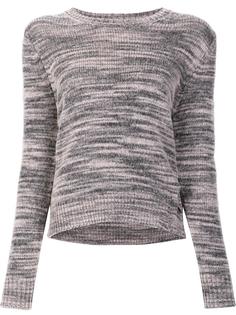 melange cutout knitted top Raquel Allegra