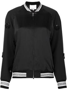 appliqué satin bomber jacket 3.1 Phillip Lim