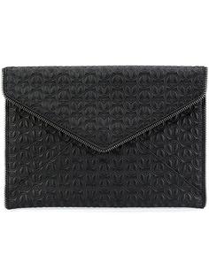 peace embossed clutch Rebecca Minkoff