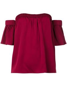 off-shoulders ruffled sleeves blouse Milly