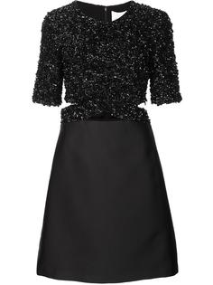 sequin top satin dress 3.1 Phillip Lim
