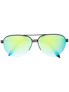aviator shaped sunglasses Victoria Beckham
