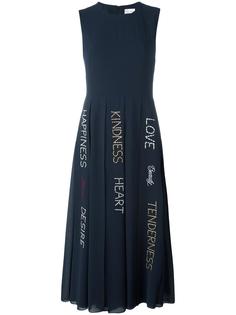 embroidered pleats dress Red Valentino