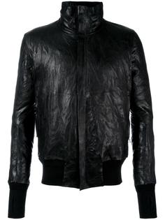 zipped leather jacket  Isaac Sellam Experience