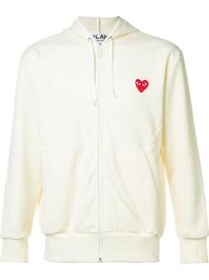 embroidered zipped hoodie Comme Des Garçons Play