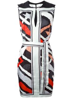 stripe motif sleeveless dress Emilio Pucci