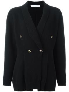 shawl lapel double-breasted cardigan Francesco Scognamiglio