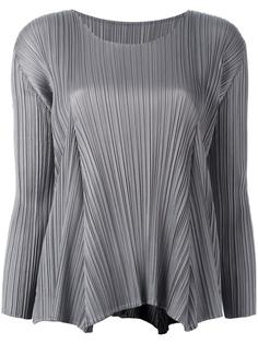 pleated boat neck blouse Pleats Please By Issey Miyake