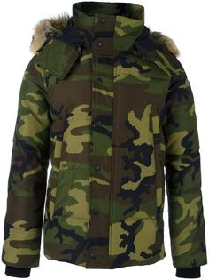 camouflage print padded jacket Canada Goose