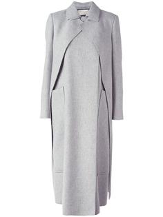 long layered coat Maison Rabih Kayrouz