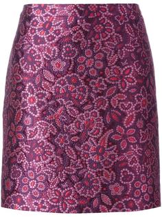 embroidered floral effect skirt Lanvin