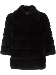 rabbit fur jacket Yves Salomon