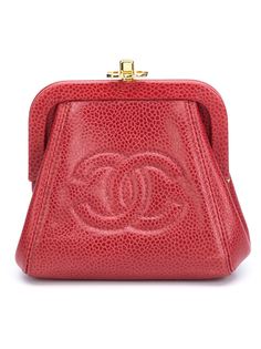 сумка с тисненым логотипом Chanel Vintage