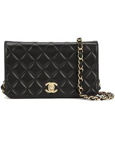 full flap shoulder bag Chanel Vintage