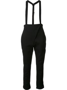 brace cropped trousers Aganovich