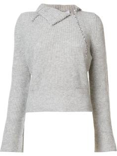 asymmetric foldover collar jumper Derek Lam 10 Crosby