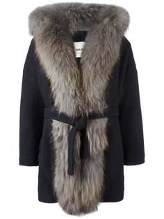 fur trim coat  Ava Adore