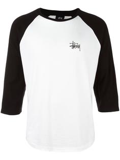 contrast sleeves T-shirt  Stussy