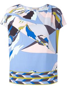 abstract print top Emilio Pucci