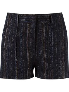 stripped knitted shorts Giuliana Romanno