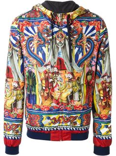 куртка с принтом 'Carretto Siciliano' Dolce &amp; Gabbana