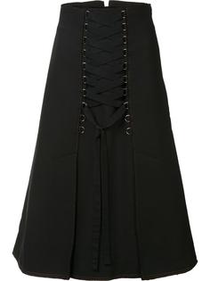 corset detail A-line skirt Proenza Schouler