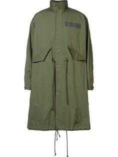 layered utility coat Sacai